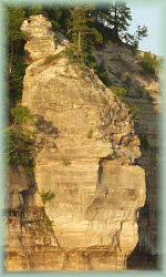 &copy;DMG, - Indian Head Rock, Pictured Rocks National Lakeshore