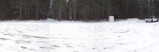 snowmobile trail 7 Trailhead parking Harrision Michigan snowmobiling