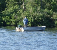 Bass Lake Map Dickinson County Michigan Fishing