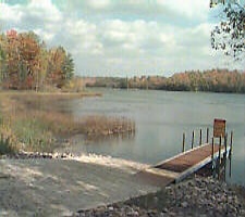 Carney Lake Map Dickinson County Michigan Fishing