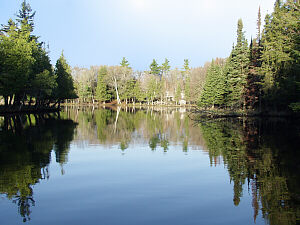 lake island thousand michigan lindsley channel gogebic maps county