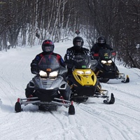 snowmobile trail 33 Marquette County Michigan Snowmobiling