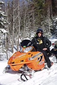 snowmobile trail 33 Marquette County Michigan Snowmobiling