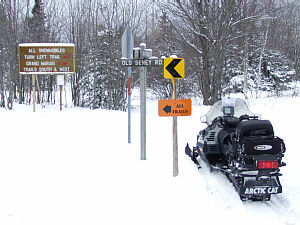 Trail 8 & Old Seney Rd.
&copy;DMG