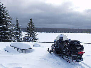 Trail 8, Sable Dunes
Grand Marais Snowmobile Trail, &copy;DMG