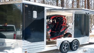 19 foot Legend Trailmaster inclosed Trailer.