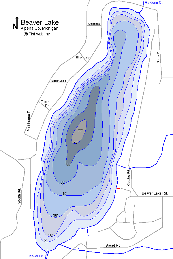 Long Lake Michigan Depth Chart