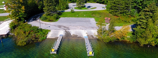 Ironton Public Boat Launch Lake Charlevoix Charlevoix ...