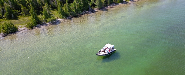 2 Mile Point Lake Charlevoix Michigan