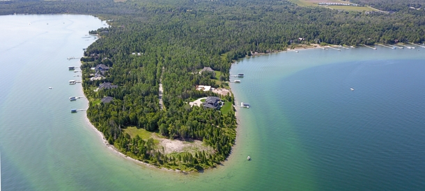2 Mile Point Lake Charlevoix Michigan