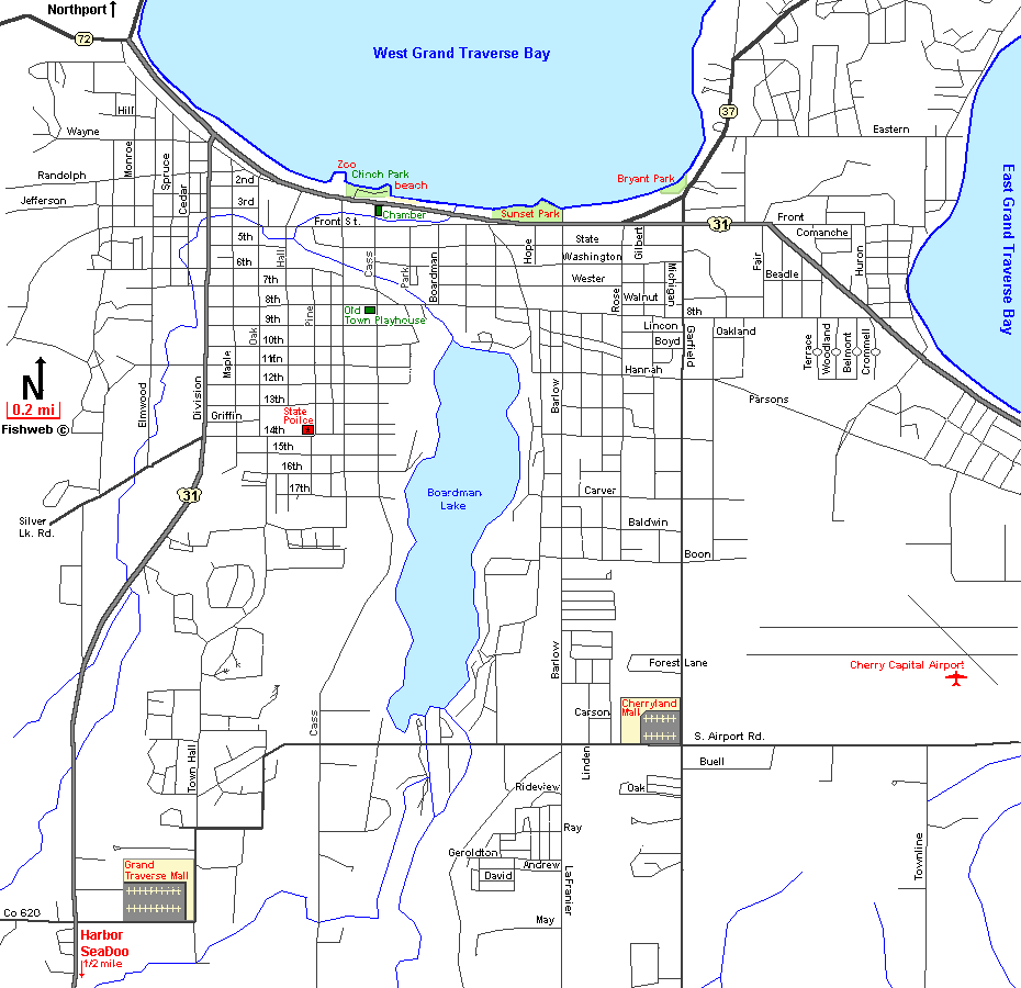 Traverse City, Grand Traverse County, Michigan Interactive™
