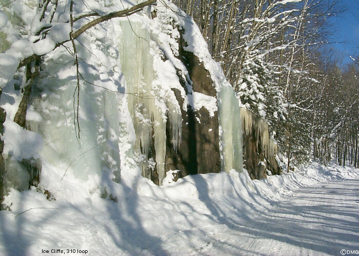 Michigan Snowmobiling Big Bay Snowmobile Trail Map Michigan Sledhead™