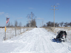 Snowmobile Trail 9 - 99,  Millersburg Michigan Snowmobiling