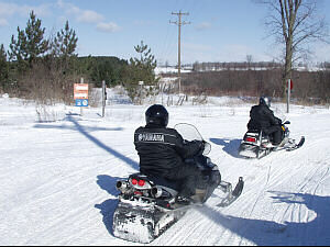 Snowmobile Trail 9 - 99,  Millersburg Michigan Snowmobiling