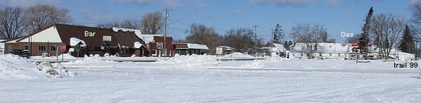 snowmobile trail 99 Millersburg Michigan snowmobiling