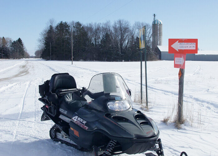 Michigan Snowmobiling Silver Creek Snowmobile Trail Map Michigan Sledhead™