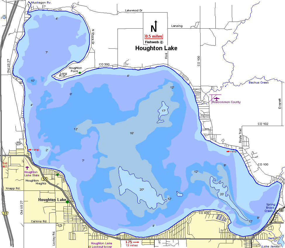 Black Lake Depth Chart