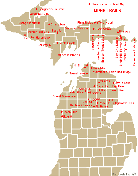 Michigan Orv Trail Maps - Shari Demetria